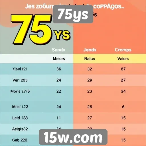 Comparação de jogos populares disponíveis em 75ys