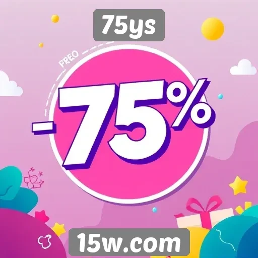 Plataforma 75ys oferece promoções exclusivas para usuários